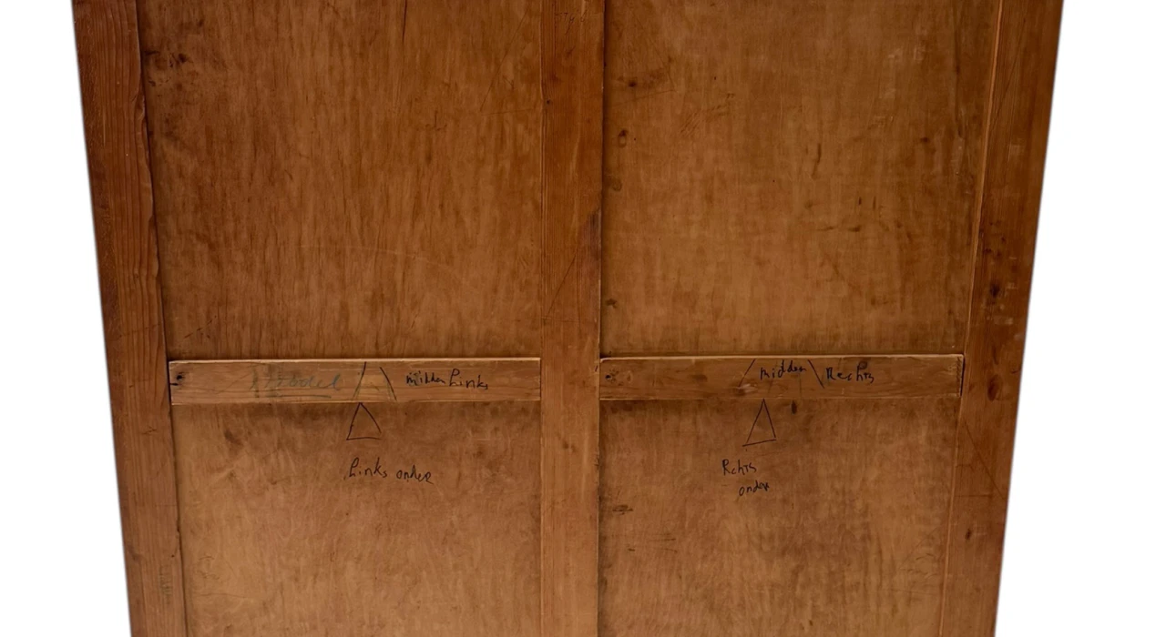 Art Deco Modernist Armoire by A.H. Jansen for L.O.V. Oosterbeek, 1920s